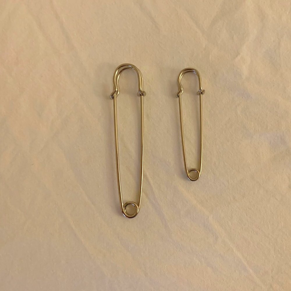 30 Extra Large Stainless Steel Safety Pins, Kilts